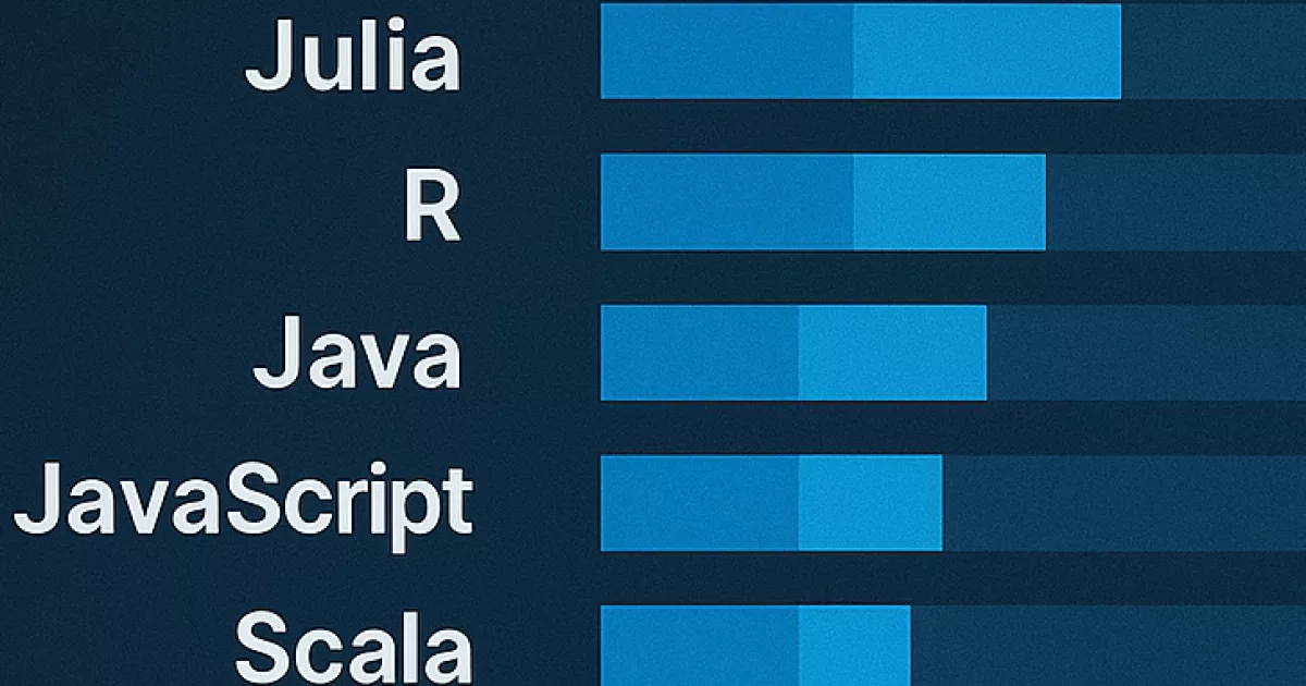 Vergleich der Programmiersprachen für die Entwicklung von KI-Sprachmodellen (LLMs)